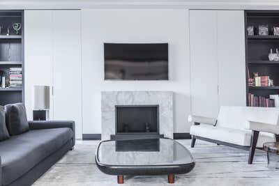  Contemporary Apartment Living Room. Avenue du Maréchal-Maunoury by Isabelle Stanislas Architecture.