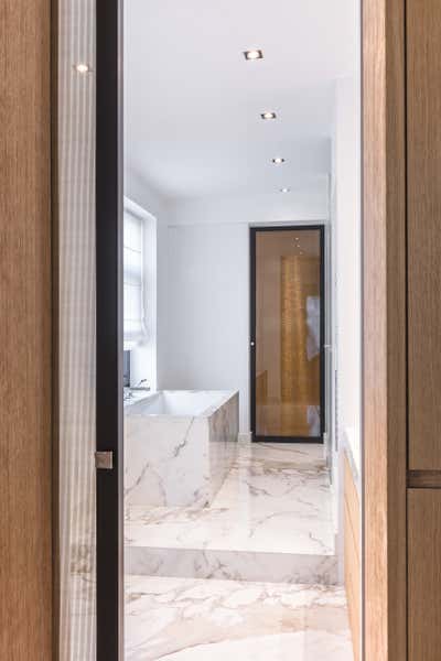  Contemporary Apartment Bathroom. Avenue du Maréchal-Maunoury by Isabelle Stanislas Architecture.