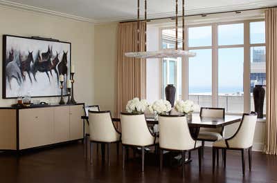  Transitional Apartment Dining Room. Ritz-Carlton Residence by Craig & Company.