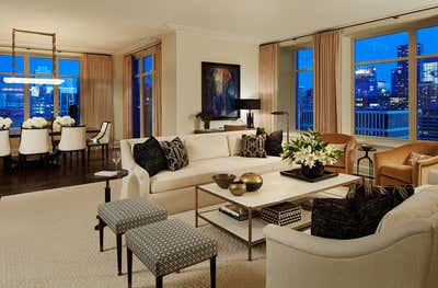  Transitional Apartment Living Room. Ritz-Carlton Residence by Craig & Company.