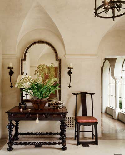  Mediterranean Rustic Family Home Entry and Hall. Ridgetop Villa by Tucker & Marks.