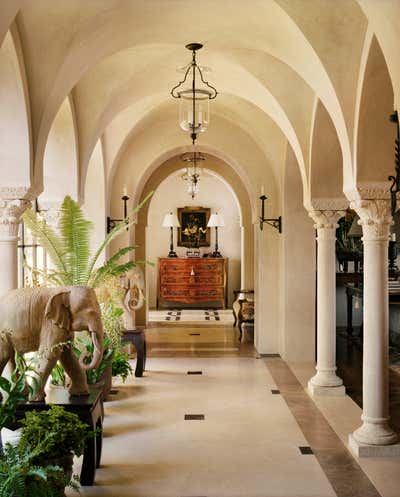  Mediterranean Rustic Family Home Entry and Hall. Ridgetop Villa by Tucker & Marks.
