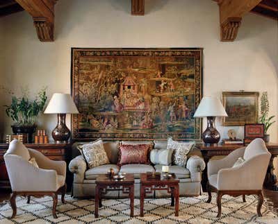  Mediterranean Living Room. Ridgetop Villa by Tucker & Marks.