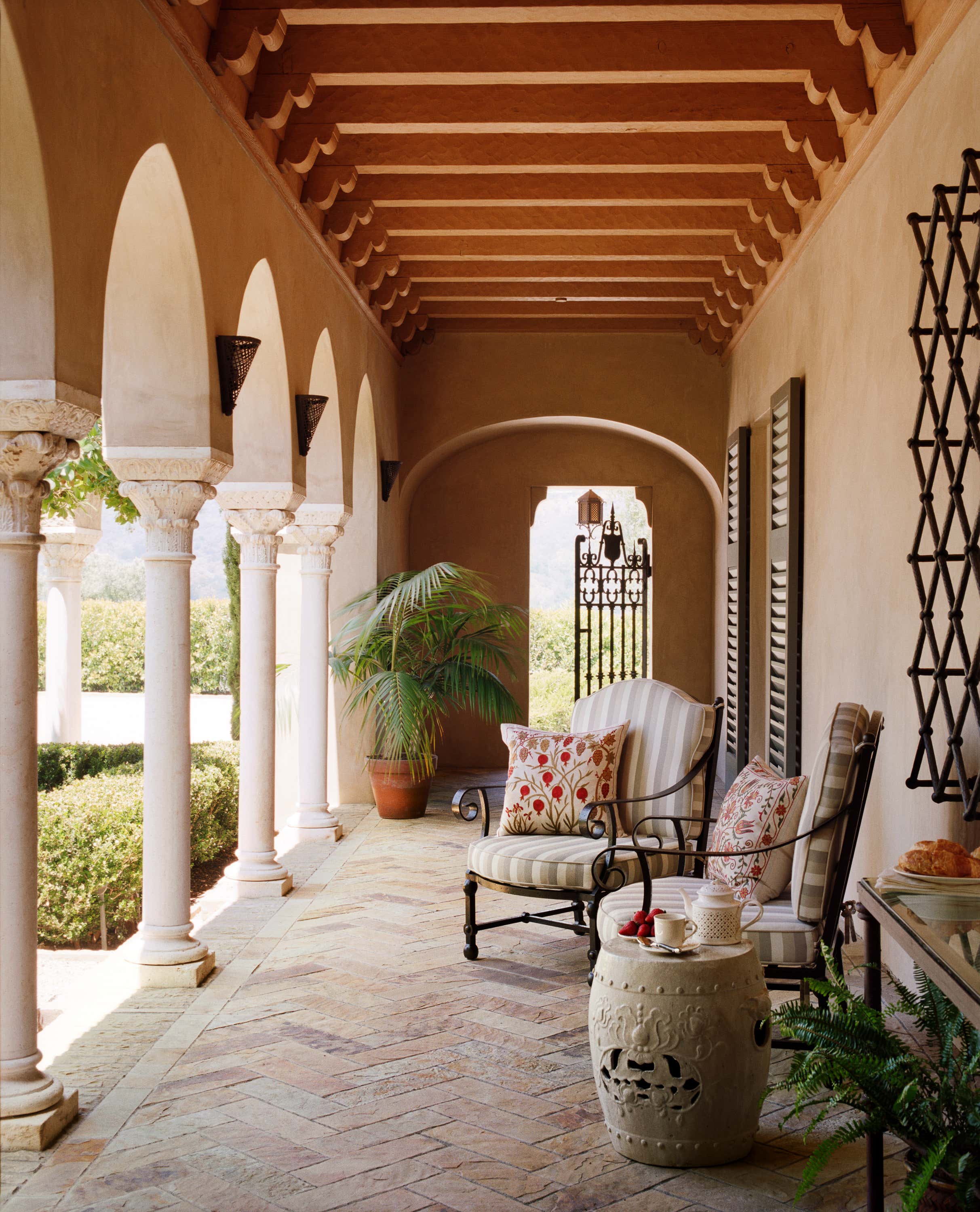 Mediterranean Patio and Deck