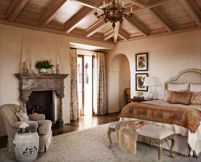  Mediterranean Bedroom. Ridgetop Villa by Tucker & Marks.