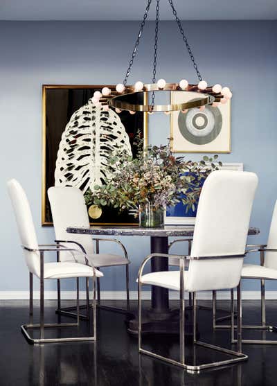 Eclectic Family Home Dining Room. Jessica Alba's Eco-Friendly Guesthouse by Consort.