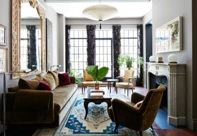  Eclectic Apartment Living Room. Upper East Side by Billy Cotton.