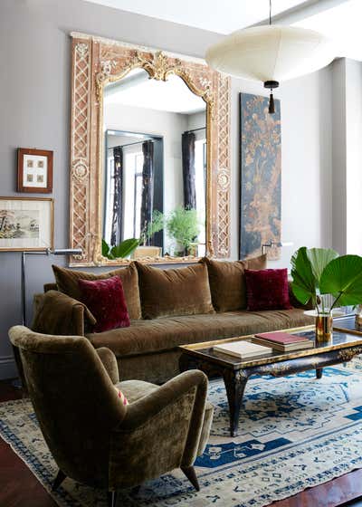  Eclectic Apartment Living Room. Upper East Side by Billy Cotton.