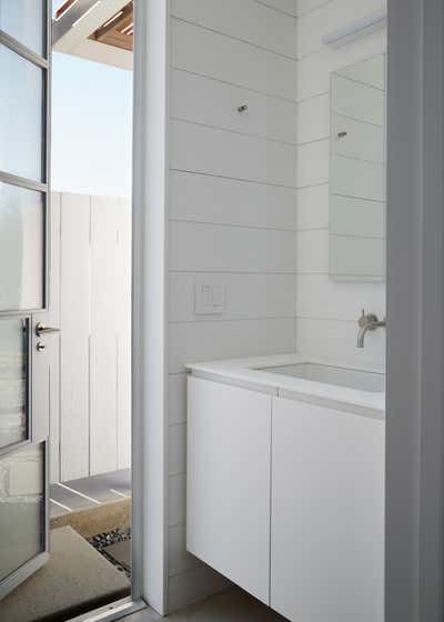  Contemporary Vacation Home Bathroom. Sagaponack Pool House by Billy Cotton.