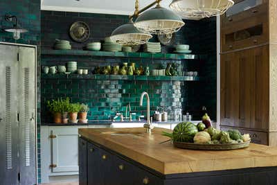  Eclectic Family Home Kitchen. Holland Park Townhouse by Hubert Zandberg Interiors.