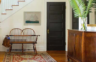  Traditional Family Home Entry and Hall. Marblehead Home by Billy Cotton.