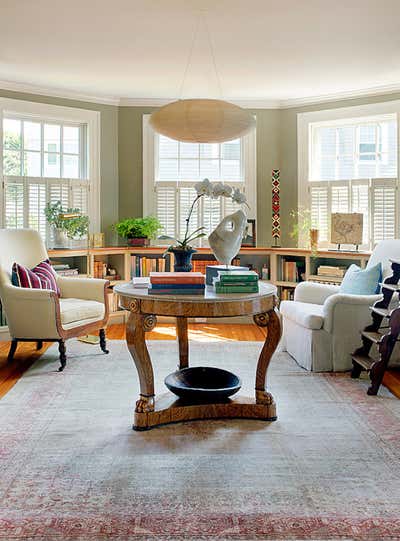  Traditional Family Home Living Room. Marblehead Home by Billy Cotton.