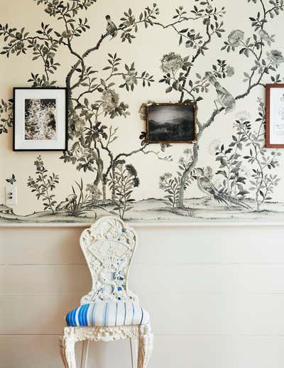  Eclectic Family Home Dining Room. East Hampton Home by Billy Cotton.