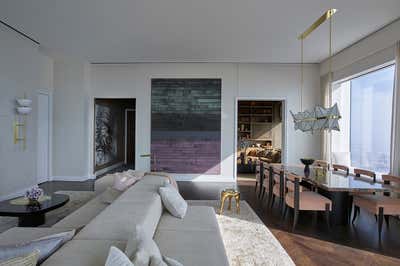  Contemporary Modern Living Room. Park Ave Penthouse by Kelly Behun | STUDIO.