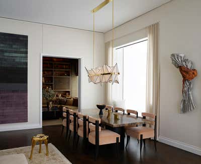  Contemporary Modern Apartment Dining Room. Park Ave Penthouse by Kelly Behun | STUDIO.