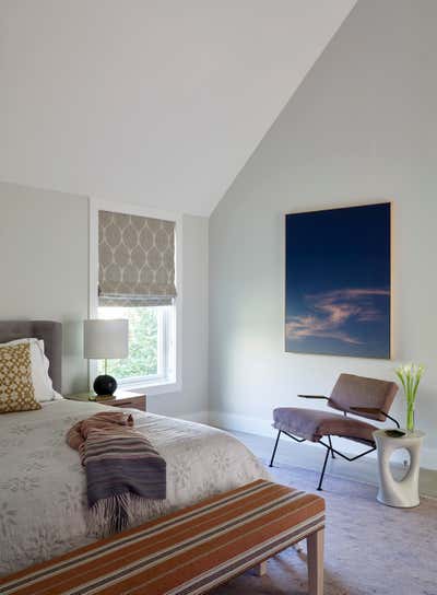 Beach House Bedroom. Amagansett Beach Home by Damon Liss Design.