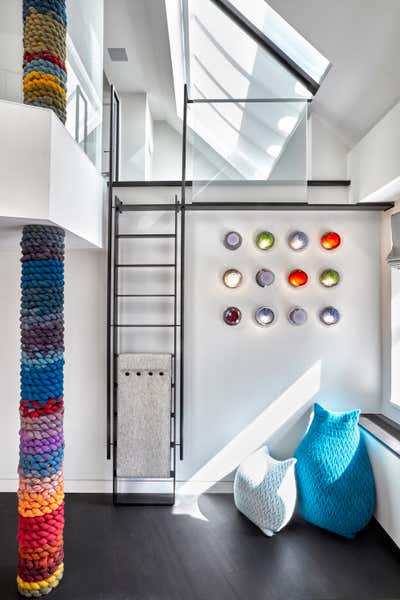 Contemporary Apartment Children's Room. Tribeca Triplex by Damon Liss Design.
