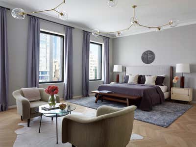 Contemporary Bedroom. 560 W. 24th Street Penthouse by Damon Liss Design.