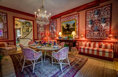  Maximalist Mixed Use Dining Room. 2015 Kips Bay Decorator Show House by Kips Bay Decorator Show House.