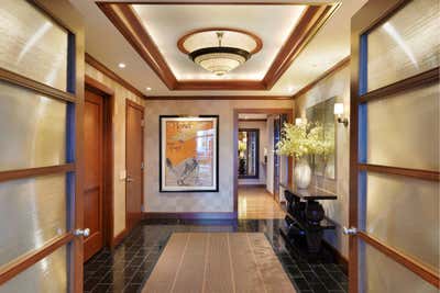  Modern Apartment Entry and Hall. Chicago Lakefront Penthouse by Thomas Callaway Associates .