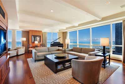  Minimalist Apartment Living Room. Chicago Lakefront Penthouse by Thomas Callaway Associates .