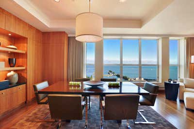  Modern Apartment Dining Room. Chicago Lakefront Penthouse by Thomas Callaway Associates .
