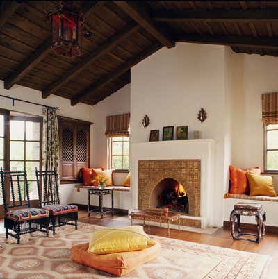  Moroccan Mediterranean Family Home Bedroom. Brentwood Spanish Colonial Revival by Thomas Callaway Associates .