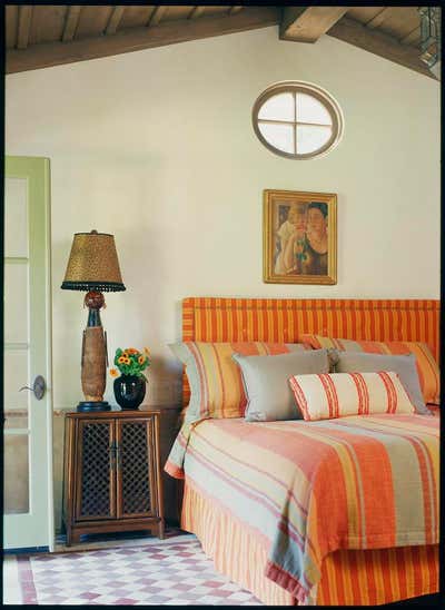  Moroccan Mediterranean Family Home Bedroom. Brentwood Spanish Colonial Revival by Thomas Callaway Associates .