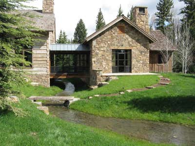  Country Exterior. Jackson Hole Compound by Thomas Callaway Associates .
