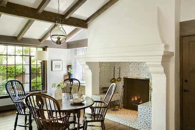  English Country Family Home Dining Room. Brentwood English Cottage by Thomas Callaway Associates .