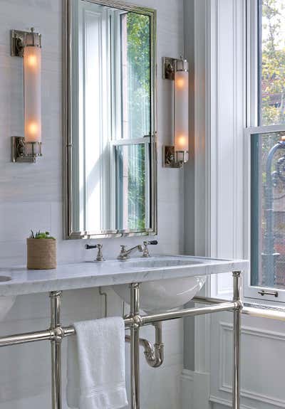  Modern Family Home Bathroom. West Village Town House by MARKZEFF.