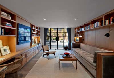  Modern Family Home Office and Study. West Village Town House by MARKZEFF.