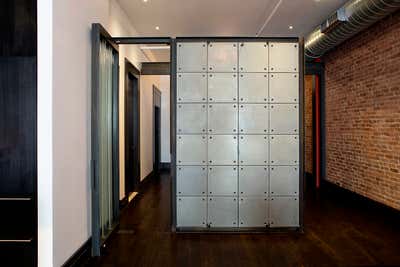  Industrial Apartment Entry and Hall. A Tribeca Loft by Scarpidis Design.