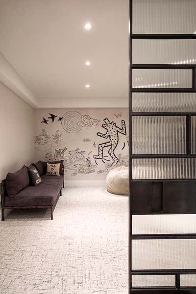  Modern Apartment Children's Room. A Tribeca Maisonette by Scarpidis Design.