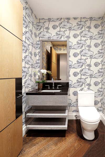  Modern Apartment Bathroom. A Tribeca Maisonette by Scarpidis Design.