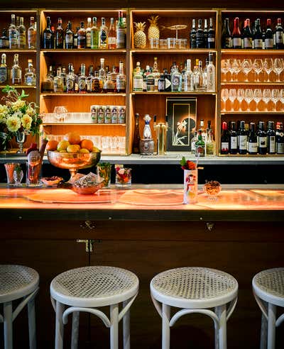  Organic Restaurant Bar and Game Room. Leo's Oyster Bar by Ken Fulk Inc..