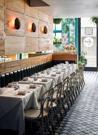  Organic Restaurant Dining Room. Leo's Oyster Bar by Ken Fulk Inc..