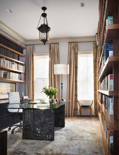 Contemporary Family Home Office and Study. Upper East Side Townhouse by Dineen Architecture + Design PC.