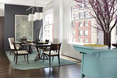  Contemporary Apartment Dining Room. Downtown Loft by Dineen Architecture + Design PC.