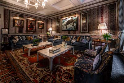 Maximalist Mixed Use Living Room. 2017 Kips Bay Decorator Show House by Kips Bay Decorator Show House.