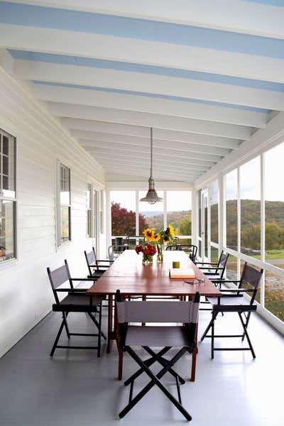  Country Patio and Deck. Cornwall, CT by Fawn Galli Interiors.