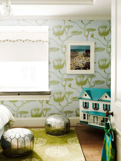  Eclectic Family Home Children's Room. Newport, RI by Fawn Galli Interiors.