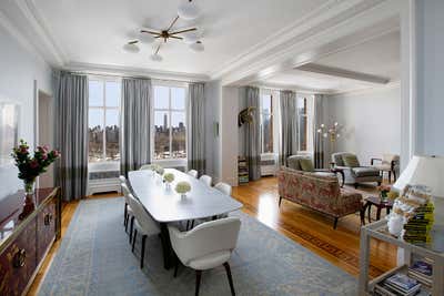  Eclectic Apartment Dining Room. Central Park West by Fawn Galli Interiors.
