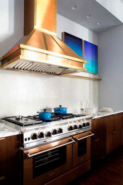  Modern Apartment Kitchen. Gramercy  by Fawn Galli Interiors.