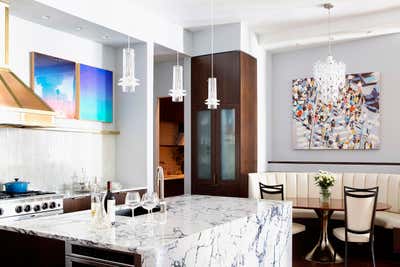  Eclectic Apartment Kitchen. Gramercy  by Fawn Galli Interiors.