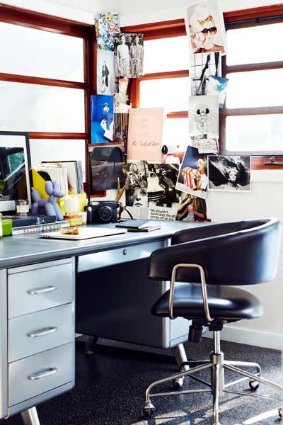  Eclectic Family Home Office and Study. Chiara Ferragni's Stylish LA Home by Consort.