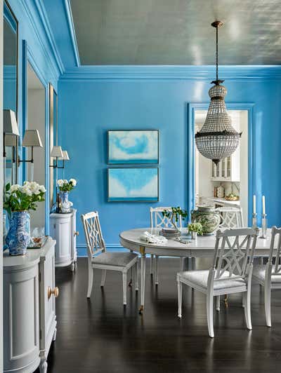  Transitional Family Home Dining Room. Wicker Park Transitional by Summer Thornton Design .