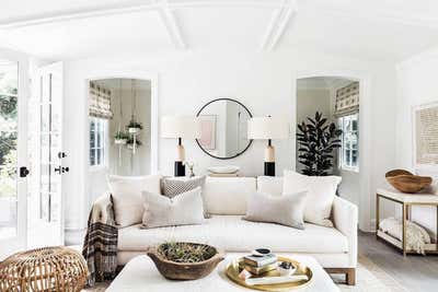  Bohemian Family Home Living Room. Erin Fetherston's White Hot Hollywood Home by Consort.