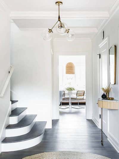  Bohemian Scandinavian Family Home Entry and Hall. Erin Fetherston's White Hot Hollywood Home by Consort.