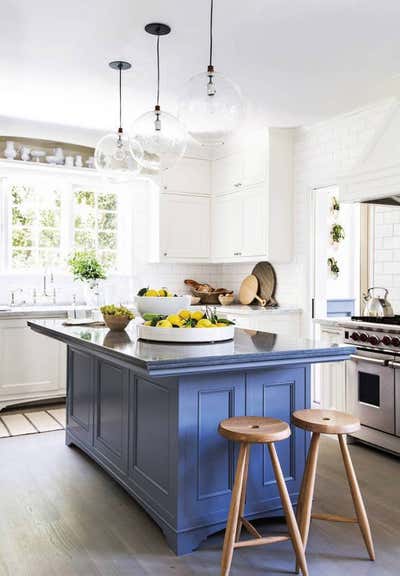  Bohemian Family Home Kitchen. Erin Fetherston's White Hot Hollywood Home by Consort.